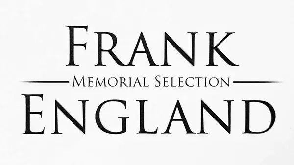 Frank England memorial brochure